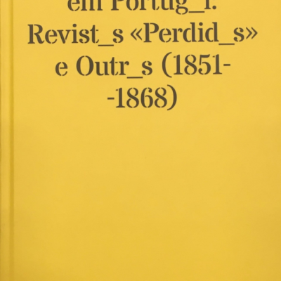 Livro com capa amarela e texto preto com o título e nome do autor