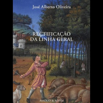 Capa de livro com ilustração de homem e porcos em cenário rural