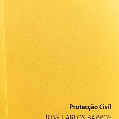 Capa de livro amarela com título e nome do autor em texto preto