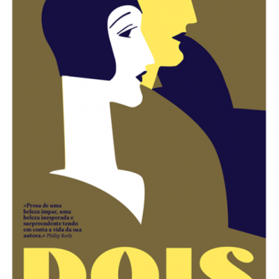 Capa de livro com ilustração de duas figuras em perfil e texto DOIS IRÈNE NÉMIROVSKY.