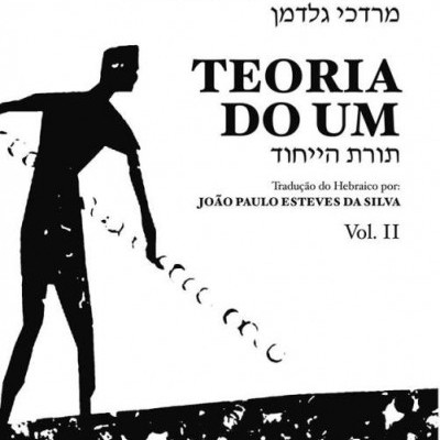 Capa de livro em preto e branco com texto e figura humana estilizada