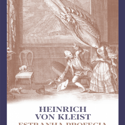Capa de livro com ilustração antiga em sépia e texto em azul e castanho