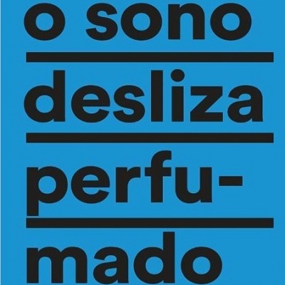 Capa de livro azul com texto preto em destaque