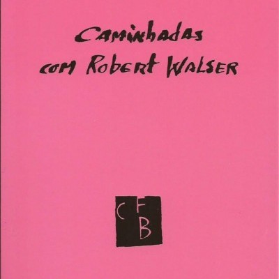 Capa de livro rosa com texto preto e logótipo CF B