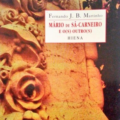 Capa de livro com ornamentos florais em relevo e texto do título e autor