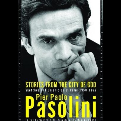 Capa de livro com fotografia preto e branco do rosto de um homem e texto amarelo e branco