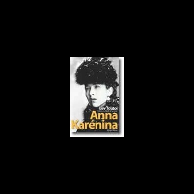 Capa do livro Anna Karénina com foto preto e branco de mulher com chapéu escuro