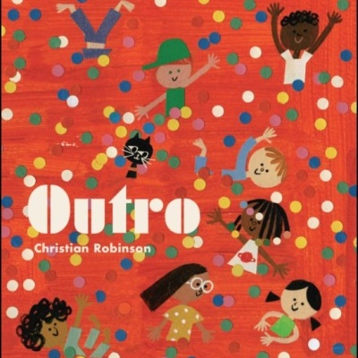 Capa de livro infantil colorida com crianças desenhadas e título Outro