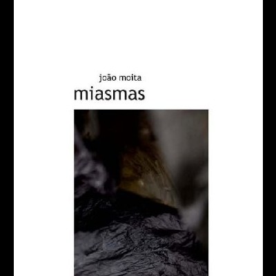 Capa de livro com texto e imagem abstrata em tons escuros