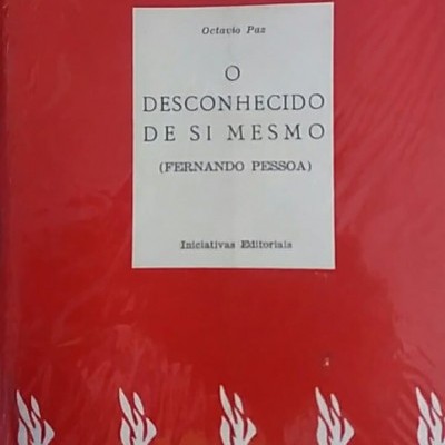 Capa de livro vermelha com título em fundo branco e ilustrações de chamas