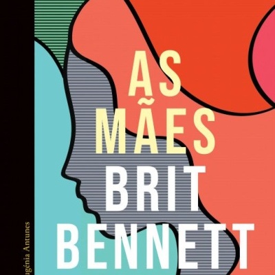 Capa de livro 'As Mães' de Brit Bennett com ilustração colorida e texto principal