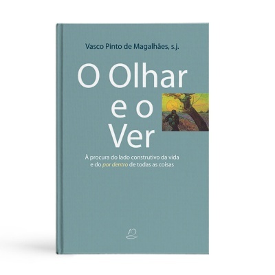 Livro 'O Olhar e o Ver' com capa azul-petróleo e texto branco