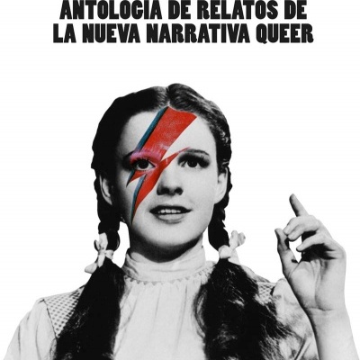 Capa de livro com título em vermelho e preto sobre imagem em preto e branco de mulher com tranças e pintura colorida no rosto