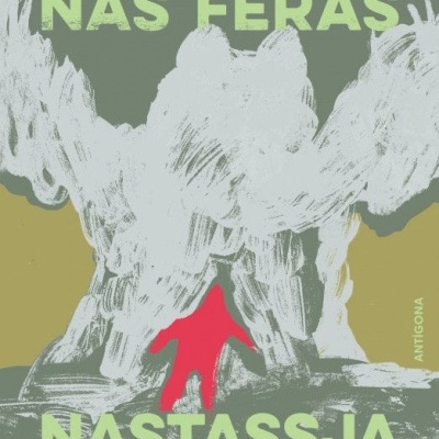 Capa de livro verde e amarelo com texto ACREDITAR NAS FERAS e figura vermelha