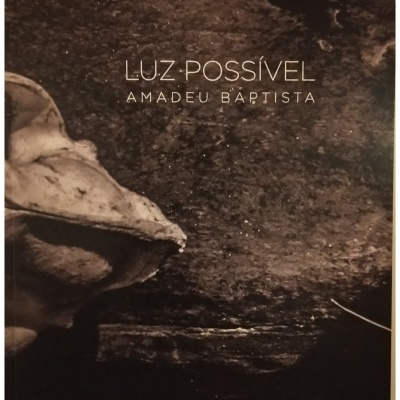 Capa de livro com texto e fundo rochoso texturizado escuro