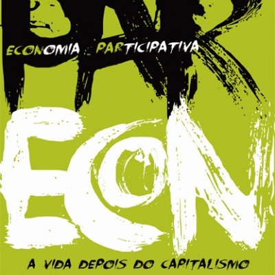 Capa de livro verde com texto em preto e branco e nome do autor