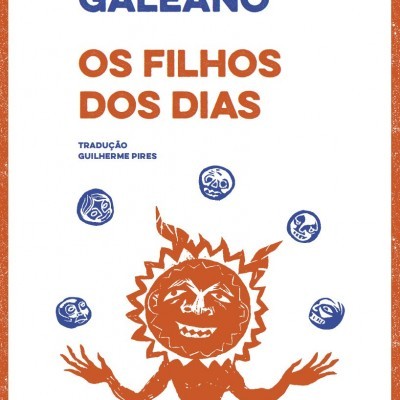 Capa do livro Os Filhos dos Dias com ilustração de figura humana com cabeça de sol e rabo de demónio