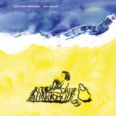 Capa de livro com ilustração de pessoa na praia e texto em português.