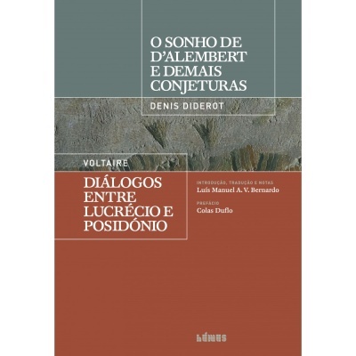Capa de livro dividida em cinza e castanho com títulos e autores em texto branco e preto.