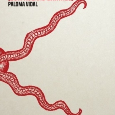Capa do livro NÃO ESCREVER [COM ROLAND BARTHES] de Paloma Vidal com tentáculos vermelhos no fundo branco