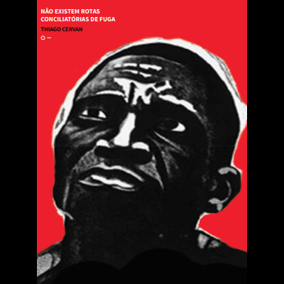 Capa de livro com rosto masculino em preto e branco sobre fundo vermelho e texto em branco e vermelho no topo