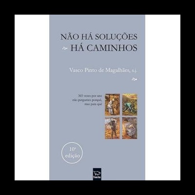 Capa de livro azul cinzento com texto e quatro imagens pequenas ilustrativas