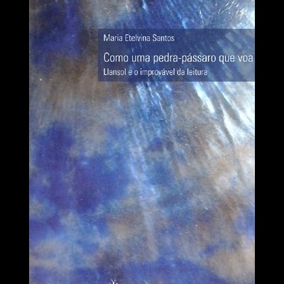 Capa de livro azul com título e autor visíveis
