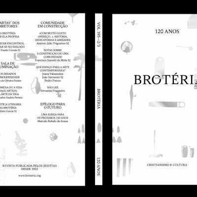 Capa e contracapa de livro branco com texto preto e desenhos de utensílios e alimentos