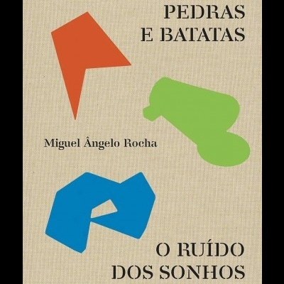 Capa de livro com formas geométricas coloridas e texto em português