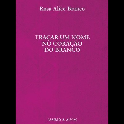 Capa de livro rosa com título, autora e editora em letras brancas