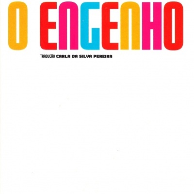 Capa de livro com título O ENGENHO e autor REINALDO ARENAS em texto colorido