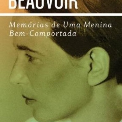 Capa do livro Memórias de Uma Menina Bem-Comportada de Simone de Beauvoir com foto de perfil de mulher