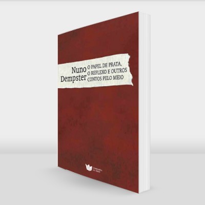 Livro vermelho escuro com título em etiqueta branca no topo