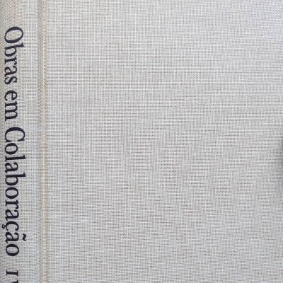 Livro Jorge Luis Borges Obras em Colaboração I Volume com capa cinza