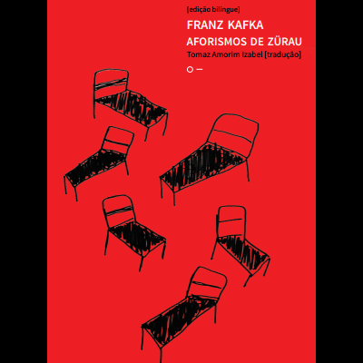 Capa vermelha de livro com ilustrações de camas e texto em branco.