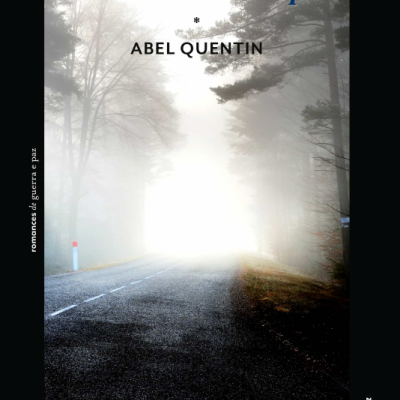 Capa do livro 'O Vidente de Étampes' com imagem de estrada em nevoeiro