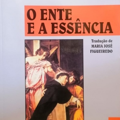 Capa do livro O ENTE E A ESSÊNCIA de São Tomás de Aquino