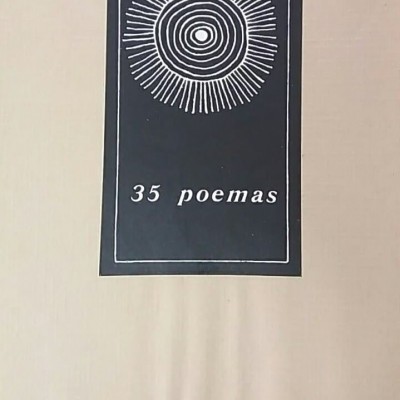 Capa de livro com título e desenho em preto e branco