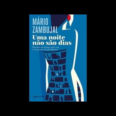 Capa de livro azul com título e autor em branco, figura humana estilizada em branco segurando círculo vermelho