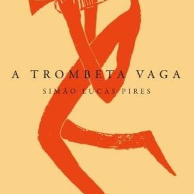 Capa de livro bege com ilustração laranja e texto preto