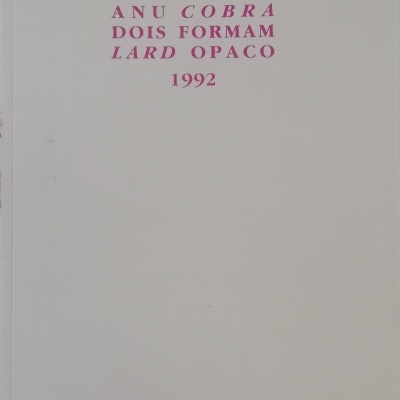 Capa de livro branco com texto em vermelho e preto