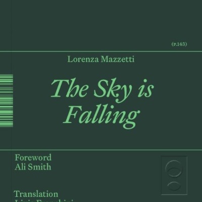 Capa verde do livro 'The Sky is Falling' de Lorenza Mazzetti