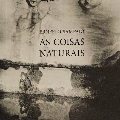 Capa de livro com ilustrações a preto e branco e título AS COISAS NATURAIS