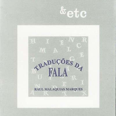 Capa de livro cinzenta com texto 'TRADUÇÕES DA FALA' e nome do autor