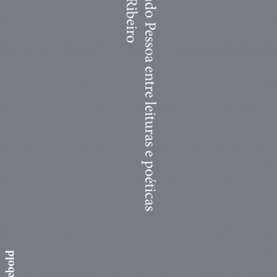 Capa de livro cinza com texto branco inclinado e texto vertical no canto inferior esquerdo