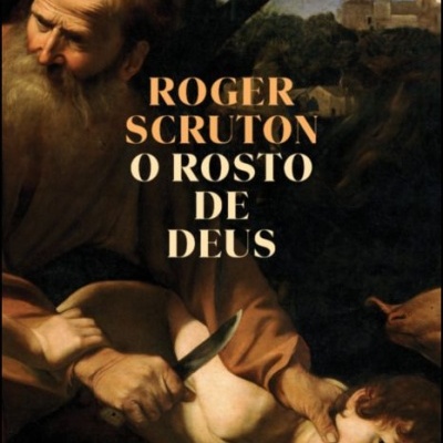Capa de livro com pintura clássica de homem idoso segurando criança e texto do título em destaque