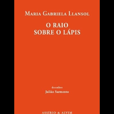 Capa laranja de livro com título O RAIO SOBRE O LÁPIS e nomes de autores em branco.