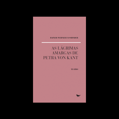 Capa de livro rosa com título e autor em texto preto e pequeno pássaro no canto.