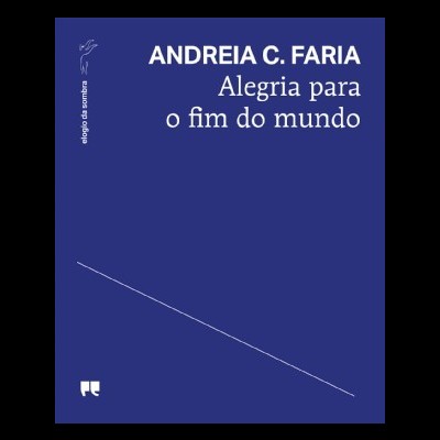 Capa de livro azul com título e autor
