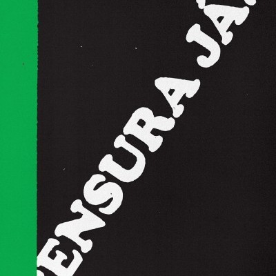 Capa de livro preto com texto branco CENSURA JÁ!! em diagonal e nome do autor no canto inferior direito.